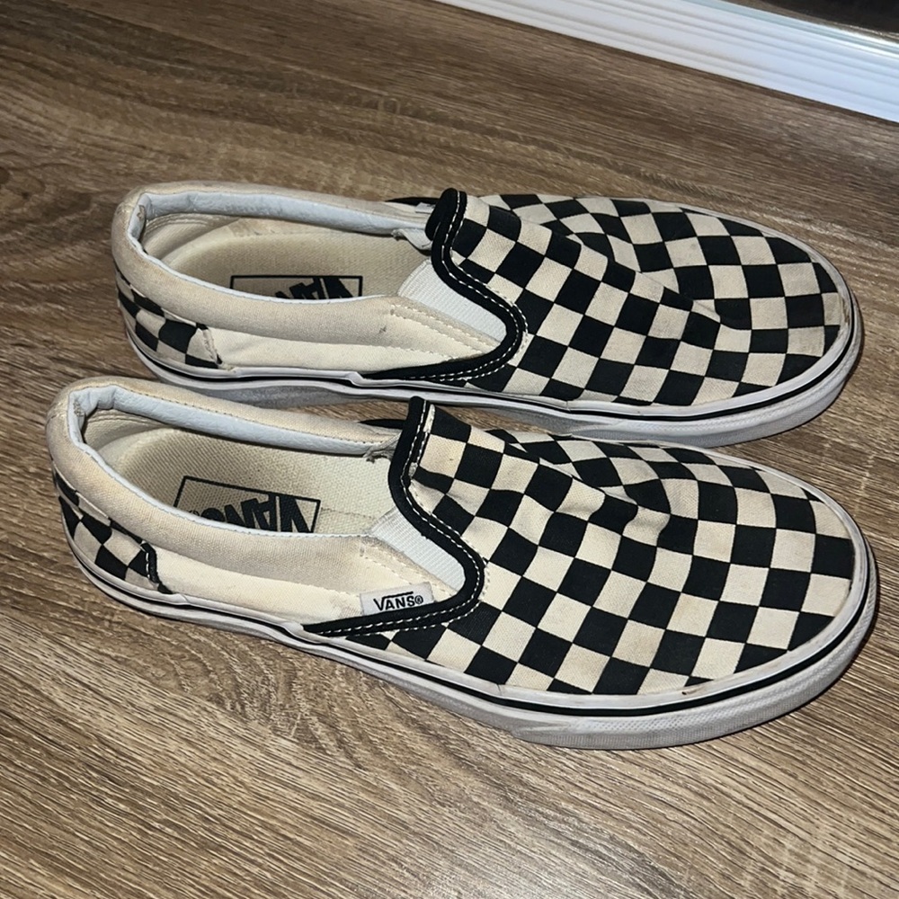 Checkered Vans!